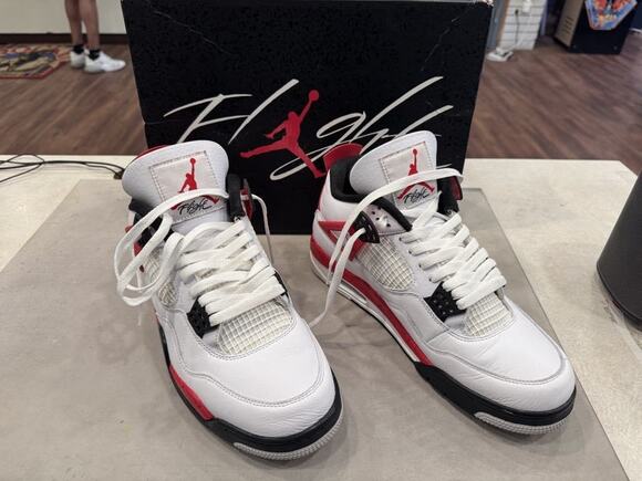 Nike Air Jordan 4 RETRO Size 10.5 LS(341908) main image 7